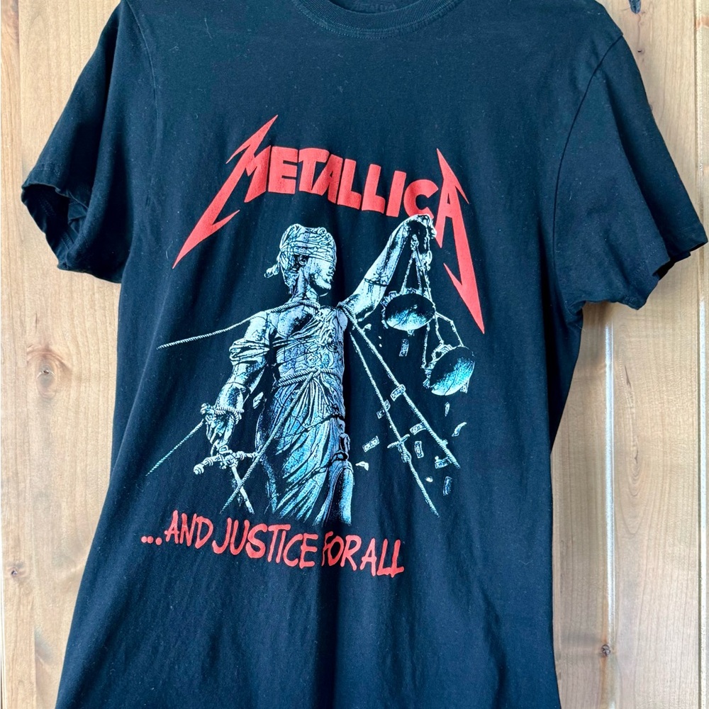 Black and Red Short Sleeve Tee